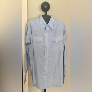 Vintage Ruddock Shirts Made In USA Mens Size 16 1/2 35 Western Shirt New